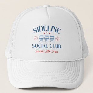Baseball Baseline Social Club mit Ligennamen Truckerkappe