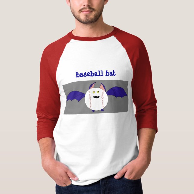 Baseball-Bat-Bekleidung T-Shirt (Vorderseite)