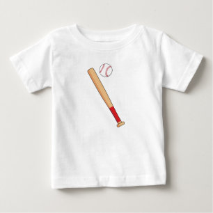 Baseball-Bat mit Ball Baby T-shirt