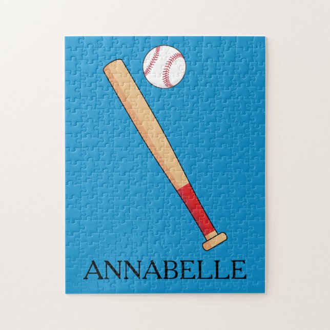 Baseball-Bat mit Kugelmuster (Vertikal)