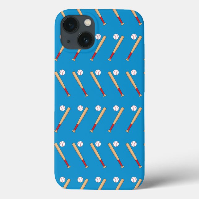 Baseball-Bat mit Kugelmuster Case-Mate iPhone Hülle (Rückseite)