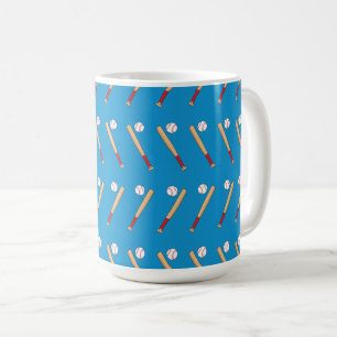 Baseball-Bat mit Kugelmuster Kaffeetasse