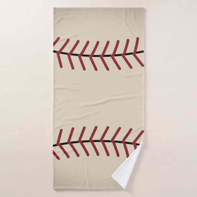 Baseball Bath Towel (Serviette de bain)