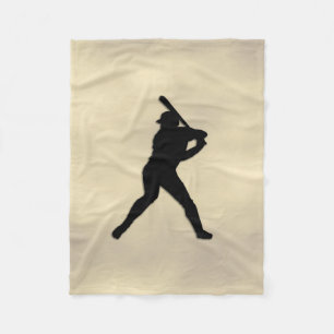 Baseball Batter hoch Fleecedecke