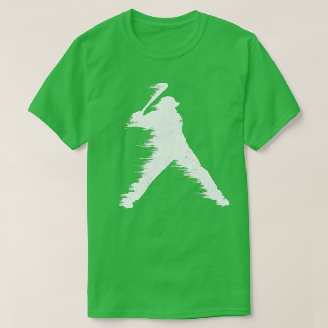 Baseball Batter Illustration T-Shirt (Design vorne)