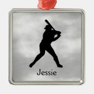 Baseball Batter Personalisiert Ornament Aus Metall