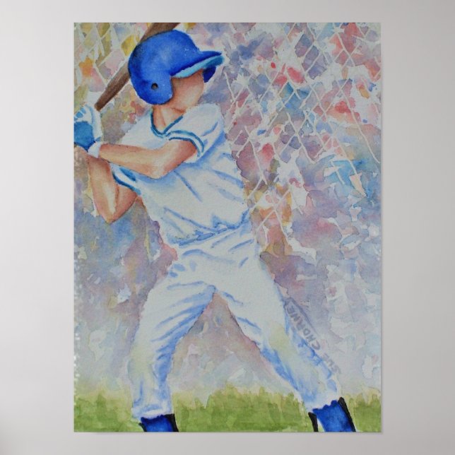 Baseball Batter Poster (Vorne)
