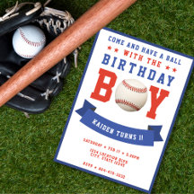 Baseball Bday Boy 1. Geburtstag Party