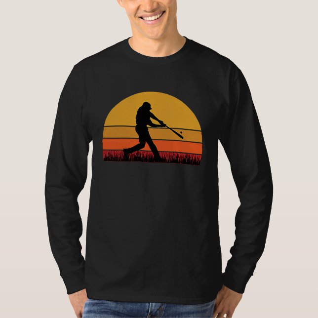 Baseball Beisbol Batter HR Home Run Hit Ball Bat C T-Shirt (Vorderseite)