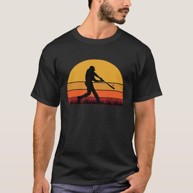 Baseball Beisbol Batter HR Home Run Hit Ball Bat C T-Shirt (Vorderseite)