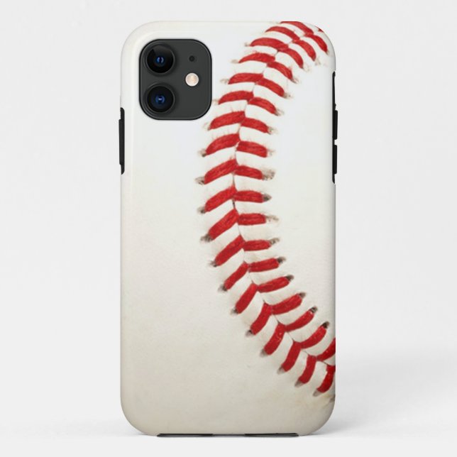 Baseball-Beschaffenheit iPhone 5 Abdeckung Case-Mate iPhone Hülle (Rückseite)