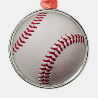 Baseball - besonders angefertigt silbernes ornament