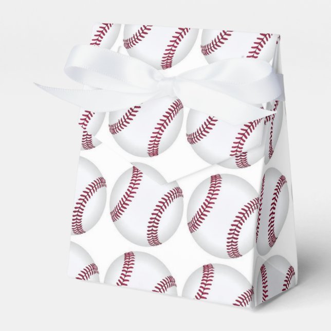 Baseball-Bevorzugungsbox Geschenkschachtel (Vorderseite)