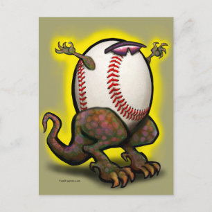 Baseball-Biest Postkarte
