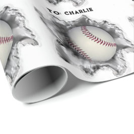 Baseball Birthday Geschenkpapier