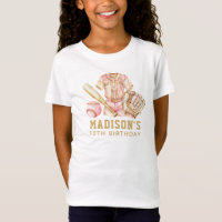 Baseball Birthday Luxus Rose & Gold