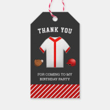 Baseball Birthday Party Danke für Ihre Unterstützu