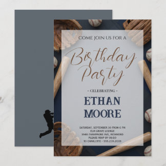 Baseball Birthday Party for Adults Einladung