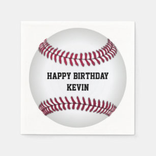 Baseball Birthday Party Paper Napkins Serviette