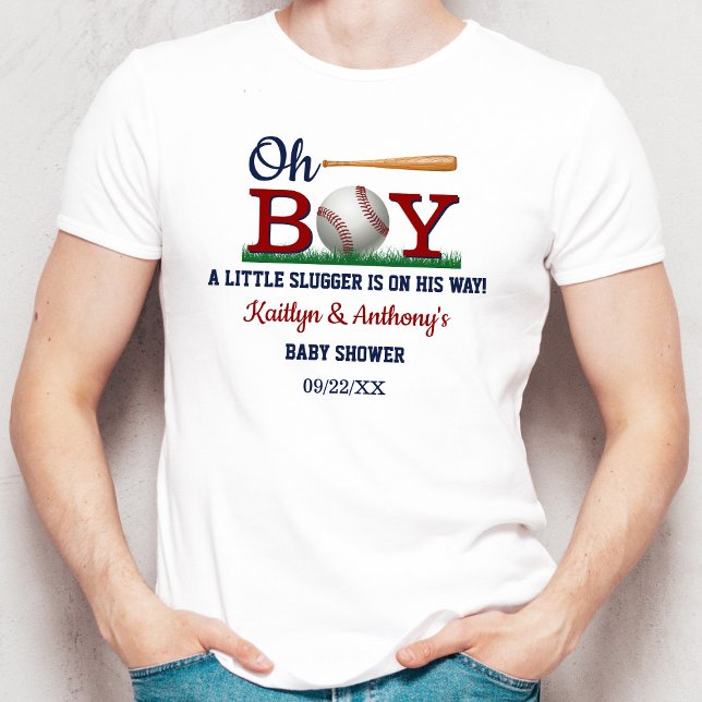 Baseball Boys Babydusche T-Shirt (Von Creator hochgeladen)