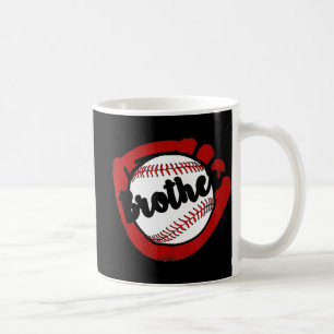Baseball Brother für Baseball Softball-Mama Kaffeetasse