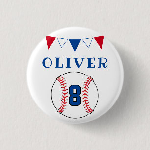 Baseball Bunting Flags Kindergeburtstag Party Button