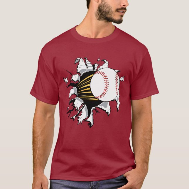 Baseball-Burster-T - Shirt (Vorderseite)