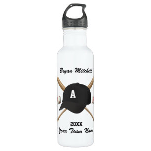 Baseball Cap Crossbats Name Liberty Flasche Trinkflasche