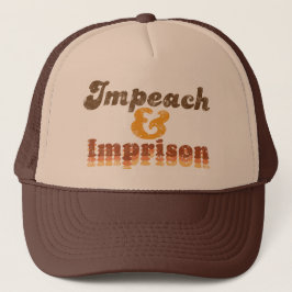 Baseball Cap -- Impeach & Imprison Truckerkappe