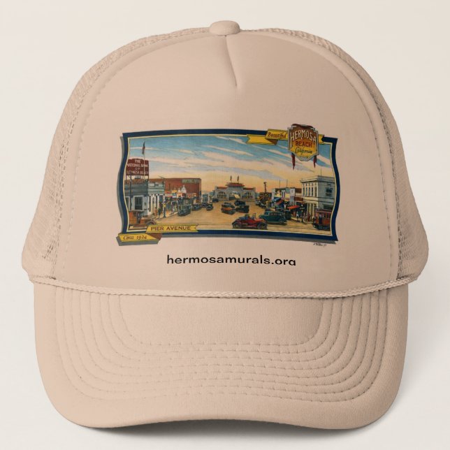 Baseball Cap~ Wandgemälde #1:  Hermosa Truckerkappe (Vorderseite)