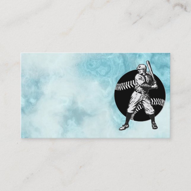 Baseball : Carte de visite Vintage (Devant)