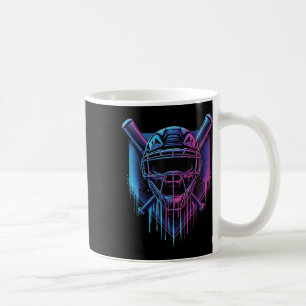 Baseball Catcher Maske Pinsel Drilling Baseball Fa Kaffeetasse