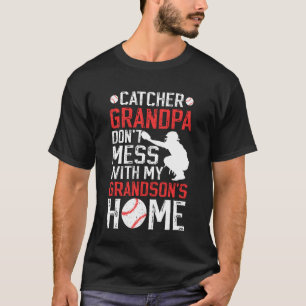 Baseball Catcher Opa Lustiger Baseball Catcher Gr T-Shirt
