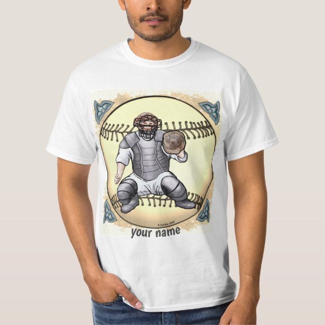 Baseball Catcher T-Shirt (Vorderseite)