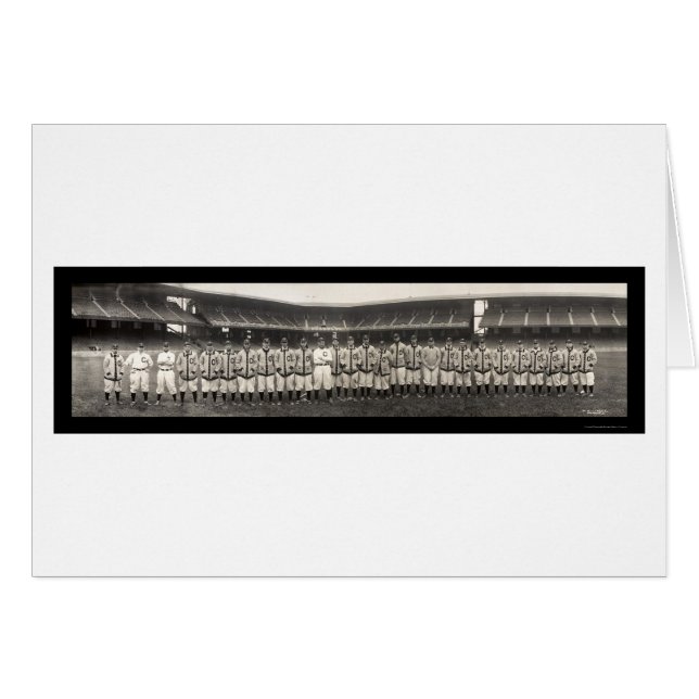 Baseball Cleveland Photo 1910 (Devant horizontal)