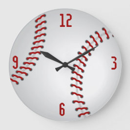 Baseball Clock Große Wanduhr