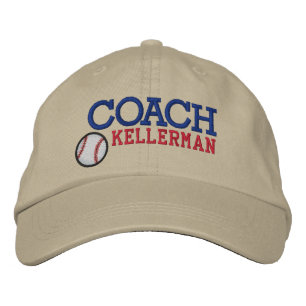 BASEBALL Coach Cap Bestickte Baseballkappe