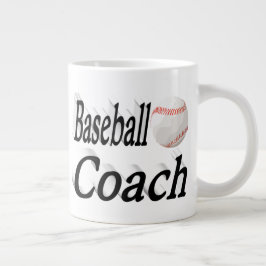 Baseball Coach Halbtext Jumbo-Tasse