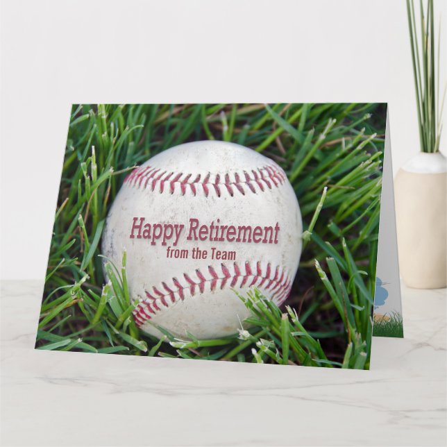 Baseball-Coach-Rente Karte (Vorderseite)