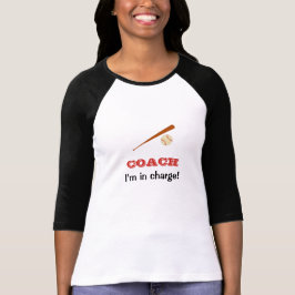 Baseball-Coach sorgt für Spaß beim benutzerdefinie T-Shirt