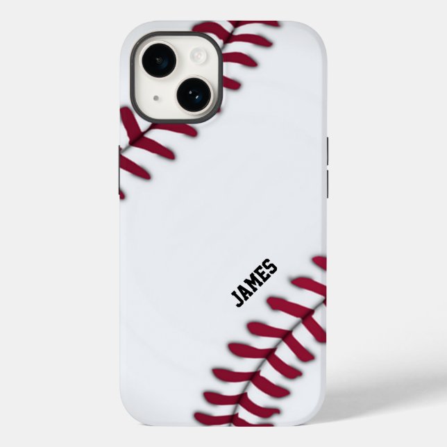 Baseball Custom Case-Mate iPhone 14 Hülle (Rückseite)