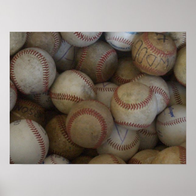Baseball (customise) poster (Vorne)