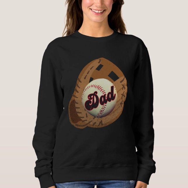 Baseball Dad  for Father s Day Baseball Softball P Sweatshirt (Vorderseite)