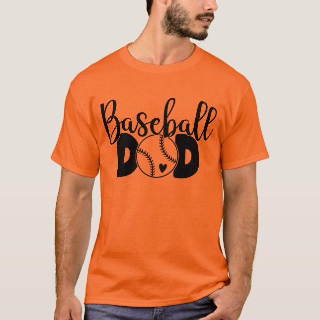 Baseball  Dad  T-Shirt (Vorderseite)