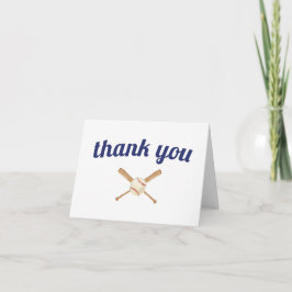 Baseball danken Ihnen zu kardieren Dankeskarte