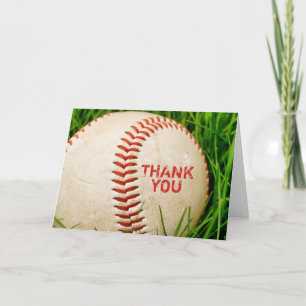 Baseball Dankeschön Karte