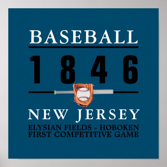 Baseball, das erste konkurrierende Spiel Poster (Vorne)