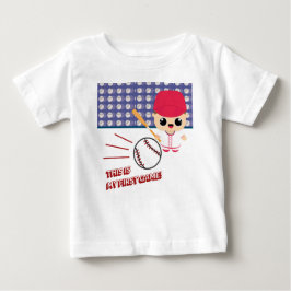 Baseball Das ist mein erstes Spiel Baby T-shirt