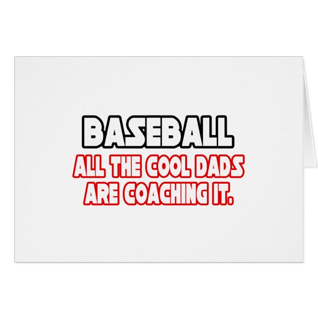 Baseball...Des Papas Cool (Devant horizontal)
