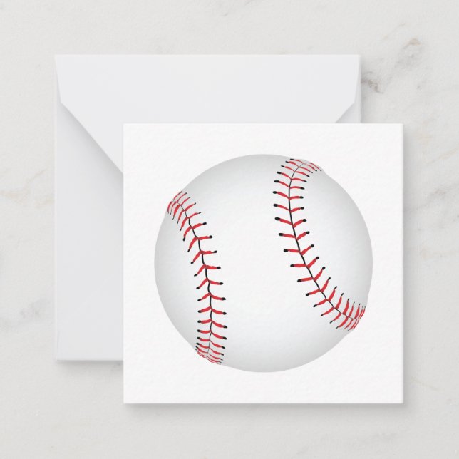 Baseball-Design-Baseball mit benutzerdefinierter B Mitteilungskarte (Vorderseite)